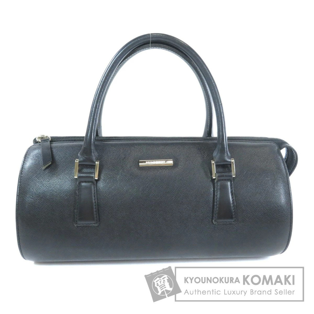 Burberry logo handbag calfskin